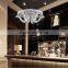 LED Modern Crystal 57W Ceiling Light Pendant Lamp Fixture Chandelier