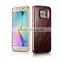 Leather back cover and Metallic edge protecting for Samsung Edge 6 Plus protecting case only for Samsung
