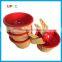 Summer Promotional Plastic Colorful Ice Cream Bowl and Spoon set