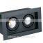 2*15W LEDWAY LED indoor MR16 Wide Grille light IP20 Two-head with decorated plat