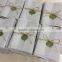 Recycling vintage Burlap Cover Vintage Flowers Box Wedding Invitations Card
