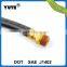 dot approved epdm rubber hose truck air brake hose with brass fittings