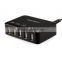 CooChee 5-Port USB Super Charger Portable Adapter Power USB Charging Station For Smartphones-Black Color AM000072