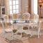 European royal round dining table with lazy susan top design
