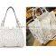Co2 laser leather cutting machine for shoes, bag, jacket, collar