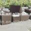 Poly rattan furniture outdoor indoor bar sets