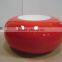 book store colorful fiberglass coffee table