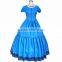 Alice in Wonderland 2 Alice Kingsleigh Cosplay Costume Blue Dress Graduation Porm Party Dress Halloween Costumes for Women