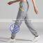 2015 Custom newest design woman grey fitted jogger pants