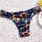 The new triangle split swimwear female steel prop gather wholesale sexy floral bikini