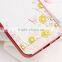 Secret Garden crystal rhinestone frame flowers case For iphone 5