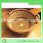 Round Wicker and Rope Basket Food Fruit Multi-Use Basket With Ear Handles