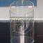 Big discount clear cylinder acrylic storange box with hinged lid acrylic donation box with higed lid
