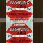2015 Shockwatch Label Impact Indicator Shipping Label Monitoring Shock Label