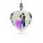 Valentines Gift New Design Promotional Lover Wedding Souvenirs Photo Printing Crystal Heart Keychain