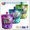 fruit juice spout packaging/plastic laminated fruit juice packaging bag with top spout and cap