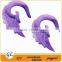 TP02199 acrylic ear piercing angel wings jewelry