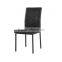 Round Glass dining set with 4 chairs kd