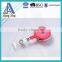 ABS material promotional gifts custom new badge reel pull reel