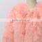 Winter Natural Short Red Fox Fur Coat For Women