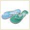 2015 stitching wedge women flip flop soft EVA flat lady slipper