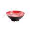 10" Double-colour Melamine Swirl Ramen bowl