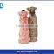 Embroidered Wine Bags Linen Gray Nice Personalized Design Export Bag Customized