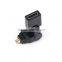 Micro HD male to HD female adaptor 360 degree rotatable