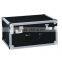 Luxury Hinged Cosmetic Case Black Cosmetics Case,Metal Cosmetic Box