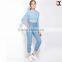 women pants casual funky cropped pants in denim JXA077