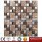 IMARK Mosaic by Electroplated Mosaic Tiles,Gold Foil Glass Mosaic Tiles and Rhinestone Glass Mosaic Tiles IXGM8-091