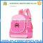 Bright canvas material china cute girls school backpack