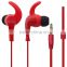 Earhook in ear earbuds colorful cheap wired earbuds popular Shenzhen factory