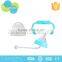 Wholesale 240ml glass customized baby feeding bottle