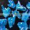 decoration blue electroplating Rainbows Crystal Cluster crystal stone