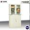 Up swing glass door storage cabinet steel file cabinet