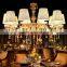 Professional crystal wedding cake stand hand blown glass chandelier pendants lights
