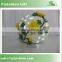 Dehua handmade lighted ceramic ball with flower