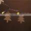 Christmas Window Decorative Light Wooden Snowflake LED String Light