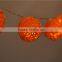 ROSE RED FAIRY WEDDING DECOR RATTAN BALL LED STRING LIGHTS