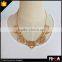 SImple Design 5 Pieces Gold Hollow Alloy Accessory Charms Pendant Choker Necklace