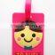 China Manufacture Airline Shaped PVC Luggage Tags Cut Travel Bag Tags Wholesale