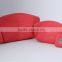 trendy PU cosmetic bag with mirror