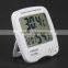 New Smart Large LCD Digital Hygro Thermometer Temperature Humidity Time MAX MIN Clock Calendar Alarm Meter BJ-303A Wholesale