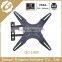 Extended Articulating Full Motion Folding Single Arms Rotation 360 degree Tilting 15 degree TV Bracket