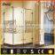 Hinge luxury portable glass corner shower units