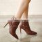 2016 factory hot selling women high heel winter boots PQ4021