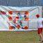 White PVC 16' x 8' Hockey/Lacrosse Tarp From 18oz Vinyl