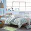 Flower Buds Branches and Stripes 100% Cotton Beddig Set