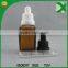 trade assurance 30ml amber square glass dropper bottle for e liquid